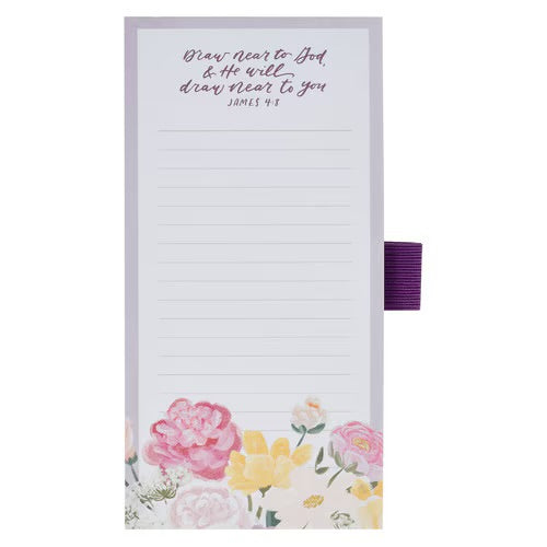 Draw Near to God Magnetic Notepad and Pen Gift Set James 4:8