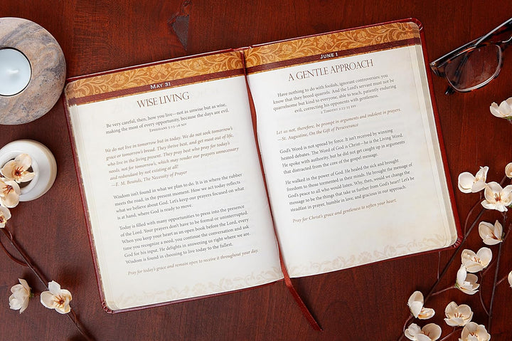 365 Daily Meditations inspired by Spurgeon, Murray, Augustine, and more.