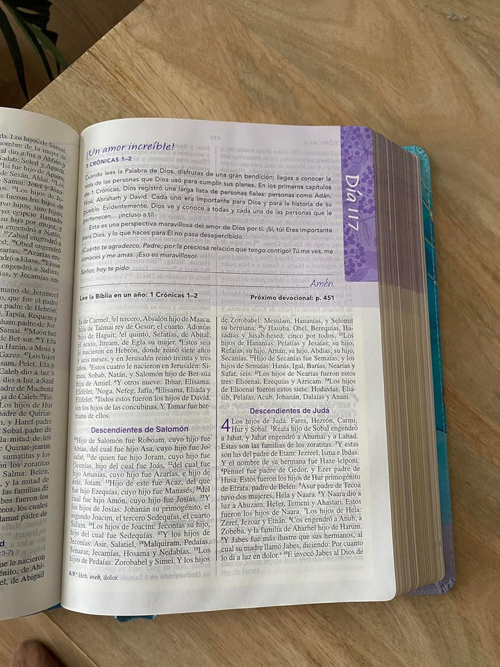Biblia de una joven conforme al corazón de Dios-RVR60: Edición Brisa (A Young Woman After God&
