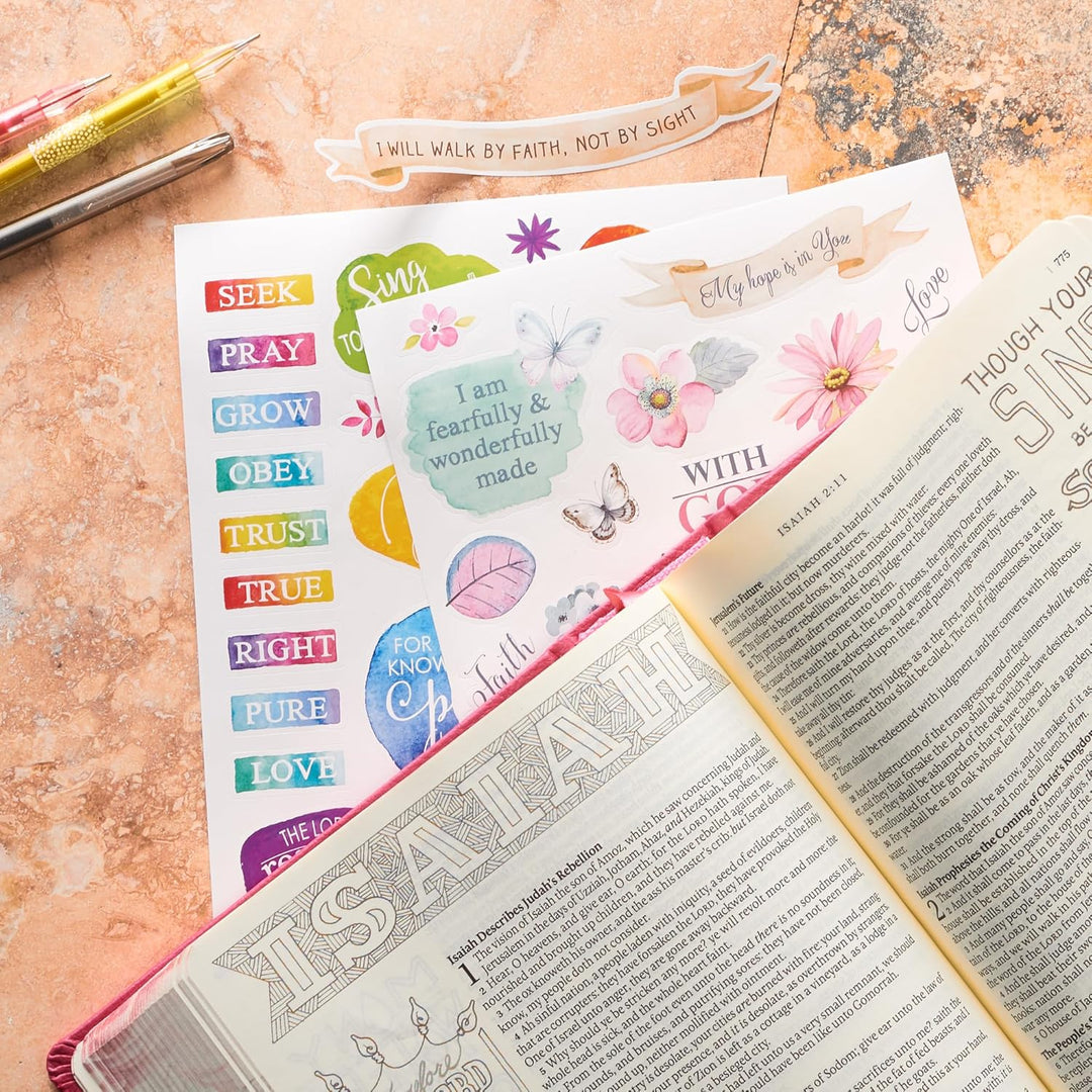 Colorful Stickers for Bible Journaling
