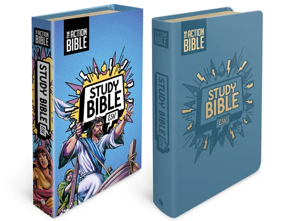 The Action Bible Study Bible ESV - Leathersoft