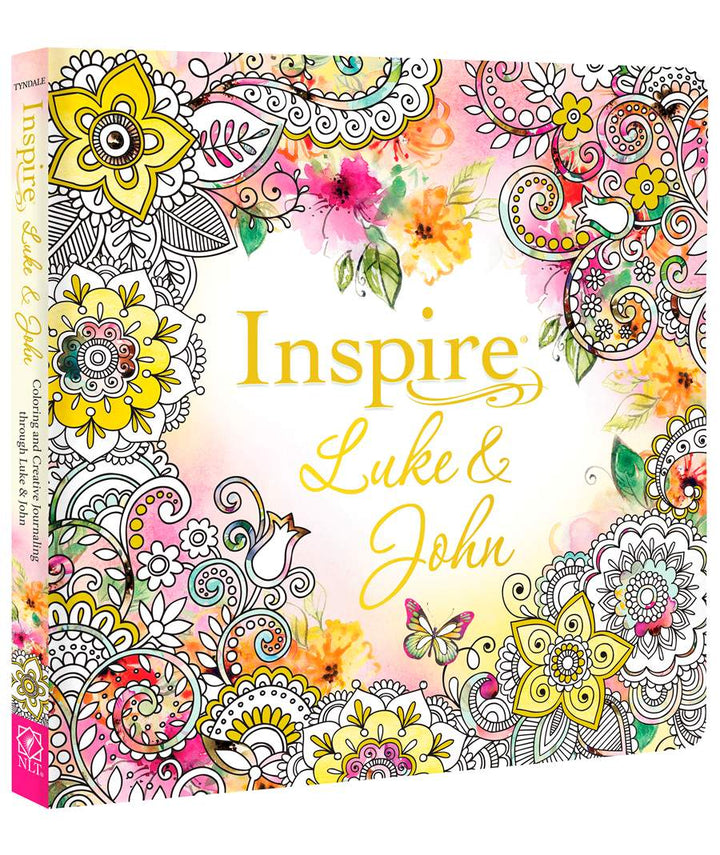 Inspire: Luke &amp; John Coloring &amp; Creative Journaling through Luke &amp; John by New Living Translation and Tyndale