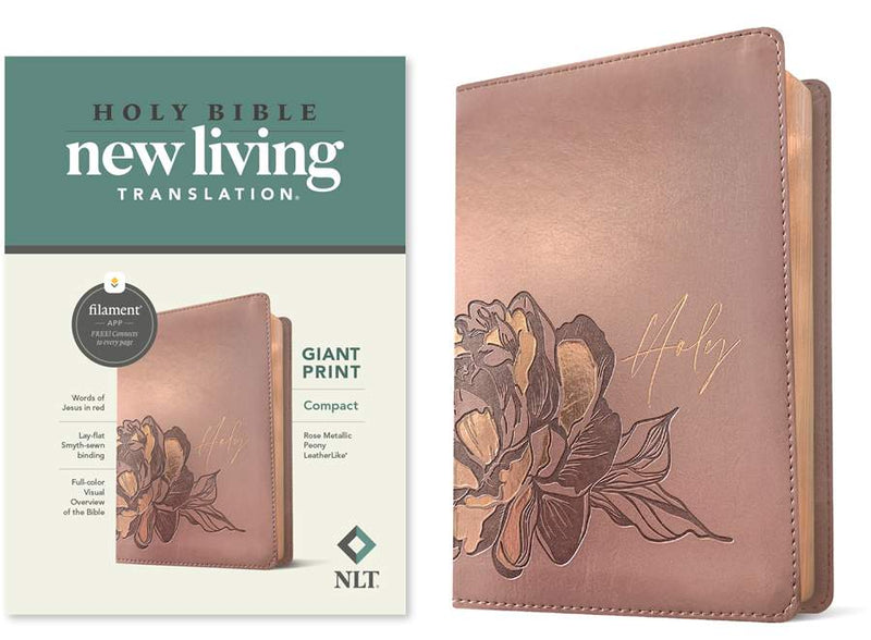 NLT Compact Giant Print Bible, Filament Enabled