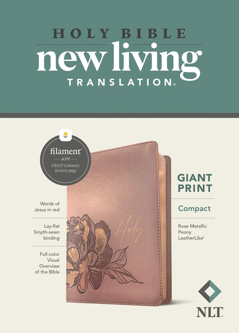 NLT Compact Giant Print Bible, Filament Enabled