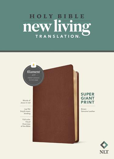 NLT Super Giant Print Bible, Filament Enabled