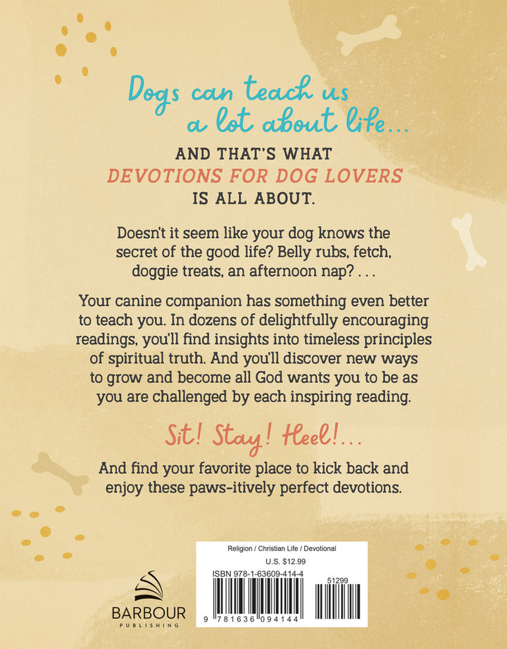 Devotions for Dog Lovers Paperback
