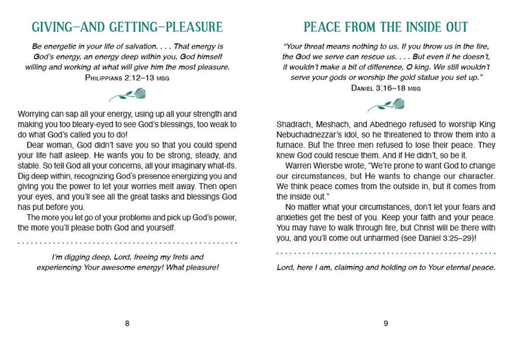 Worry Less, Pray More Large Print