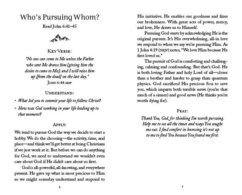 The 5-Minute Bible Study for Men: Pursuing God