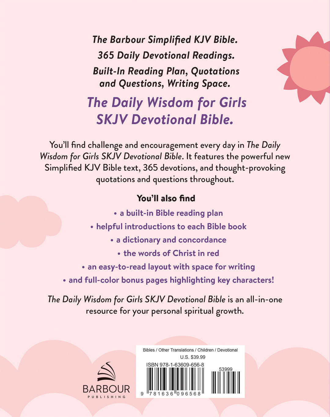 The Daily Wisdom for Girls SKJV Devotional Bible Leather Bound