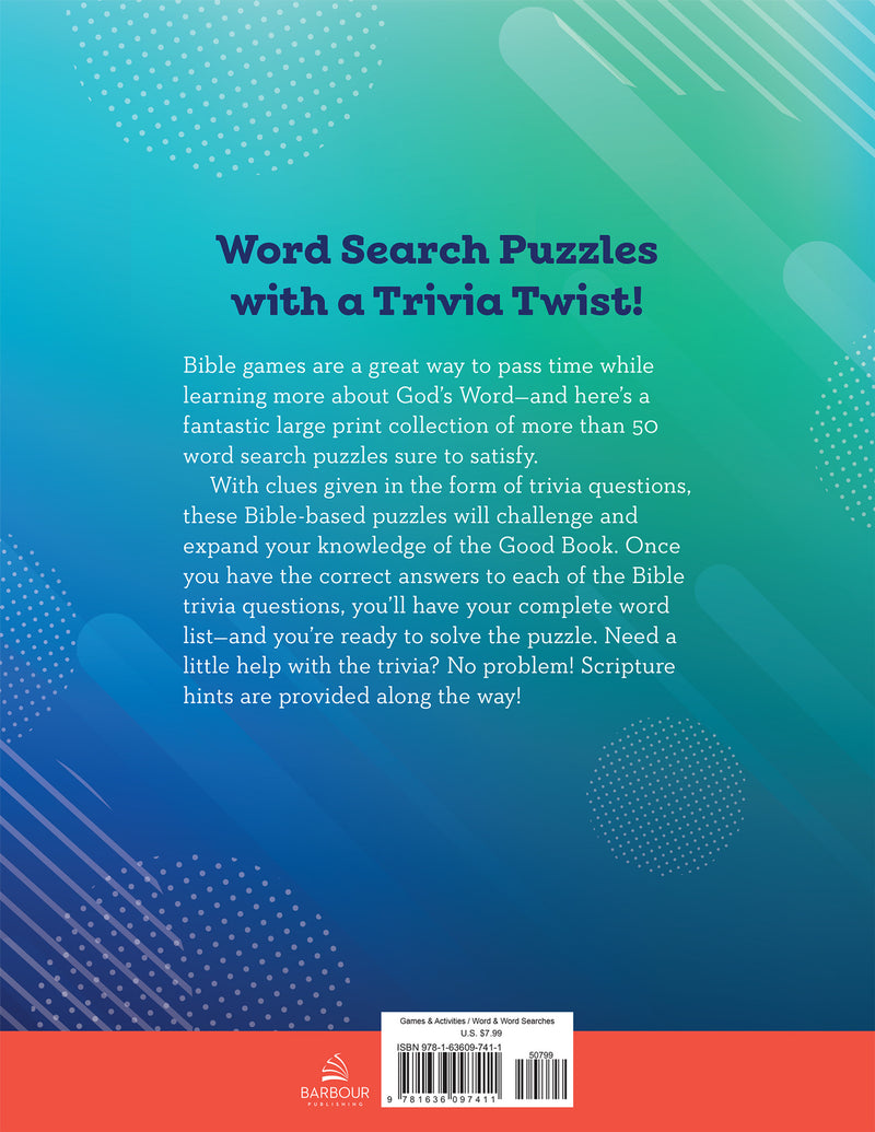 BIBLE TRIVIA WORD SEARCHES LARGE PRINT