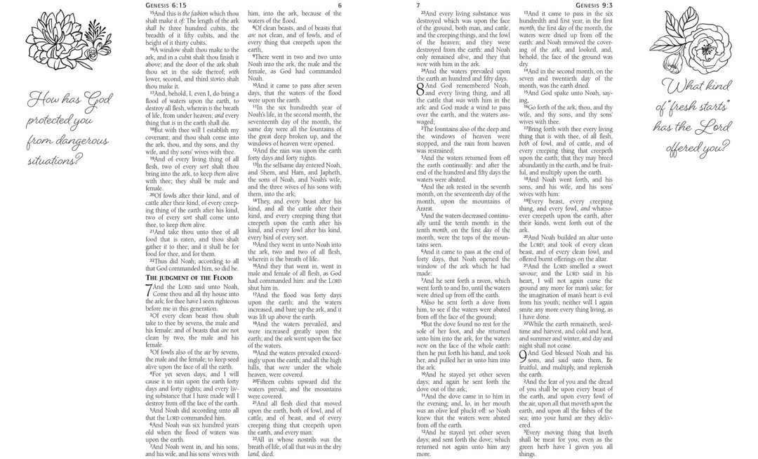 Personal Reflections KJV Bible with Prompts