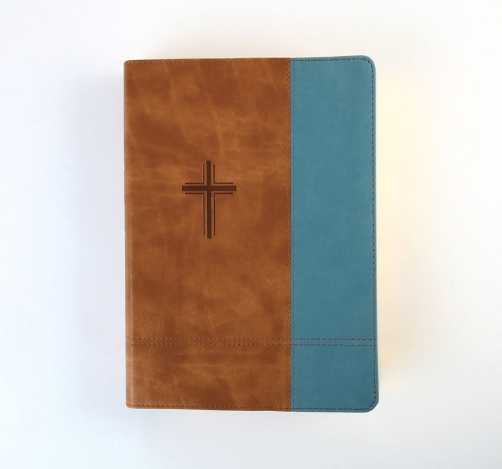 The Barbour Simplified KJV--Large Print [Rust &amp; Stone Cross]
