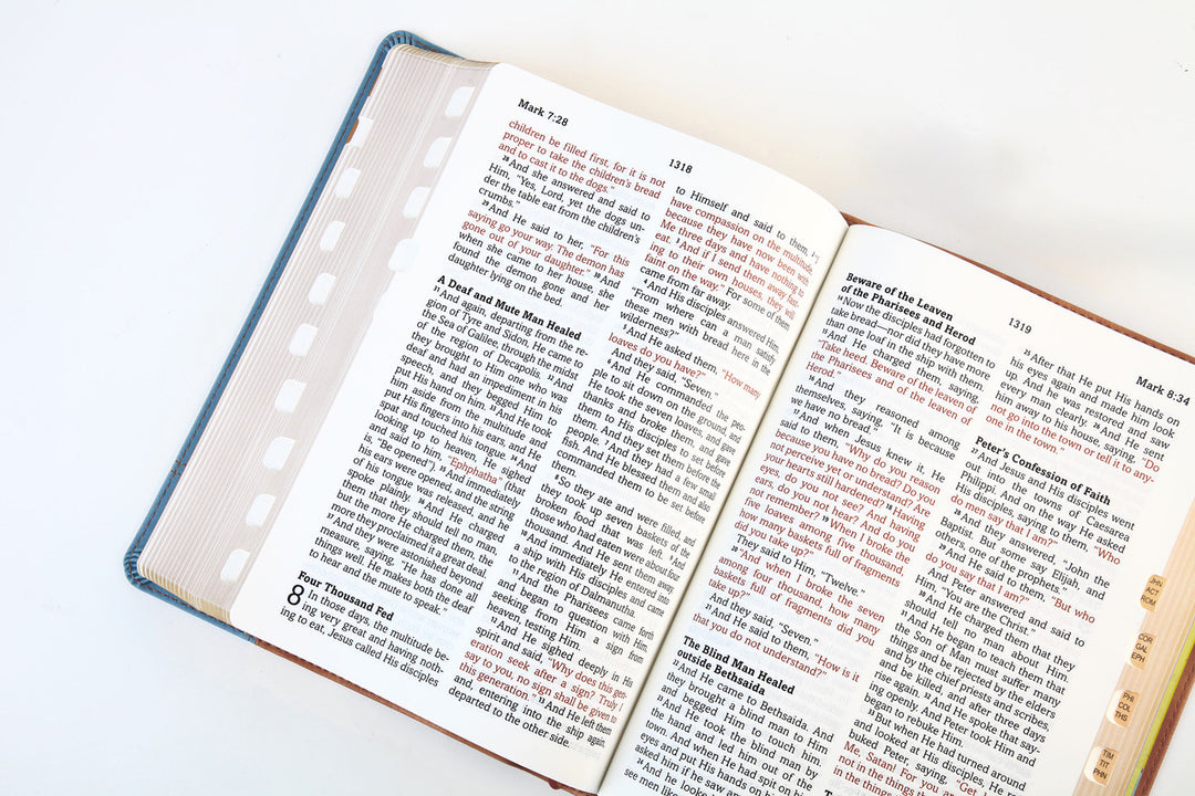 The Barbour Simplified KJV--Large Print [Rust &amp; Stone Cross]