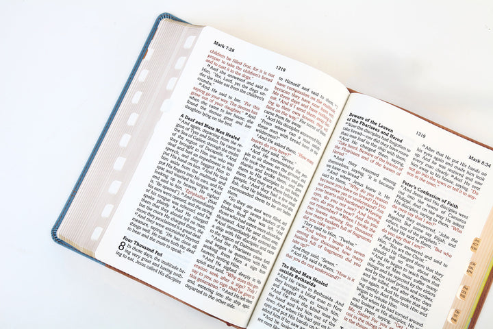 The Barbour Simplified KJV--Large Print [Rust &amp; Stone Cross]