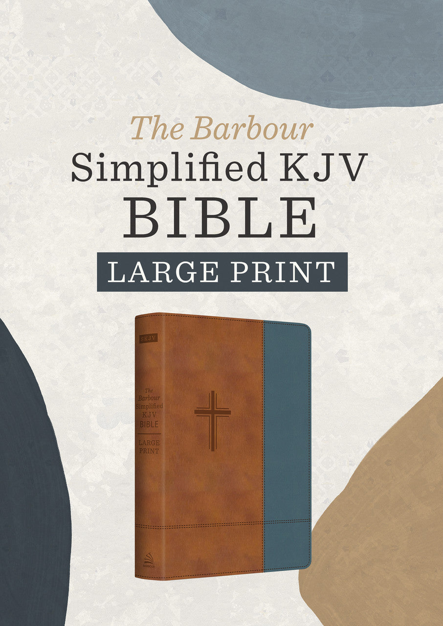 The Barbour Simplified KJV--Large Print [Rust &amp; Stone Cross]