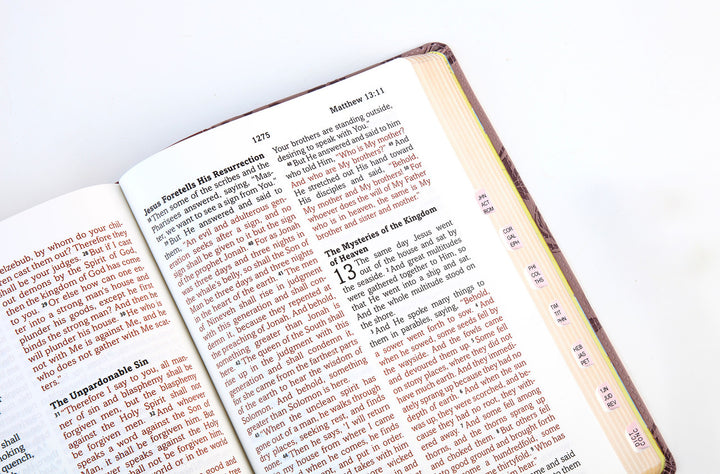 Simplified KJV--Large Print [Plum &amp; Paisley]