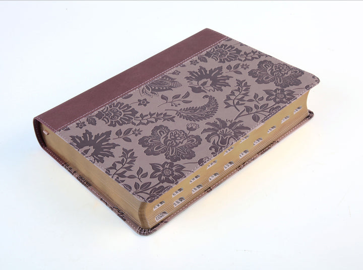 Simplified KJV--Large Print [Plum &amp; Paisley]
