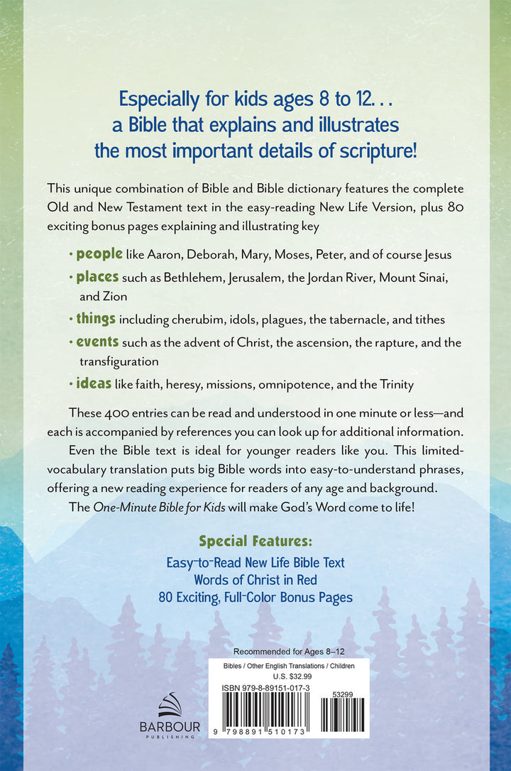 One-Minute Bible for Kids [boys&