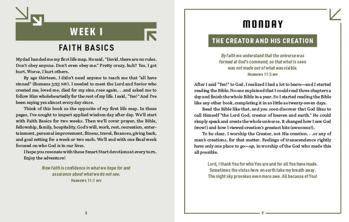 Smart Start Devotions for Young Men