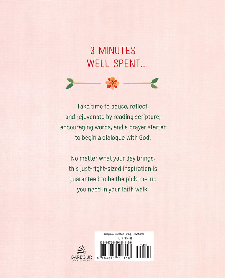 3-Minute Devotions for Women Large Print: 180 Inspirational Readings for Her Heart