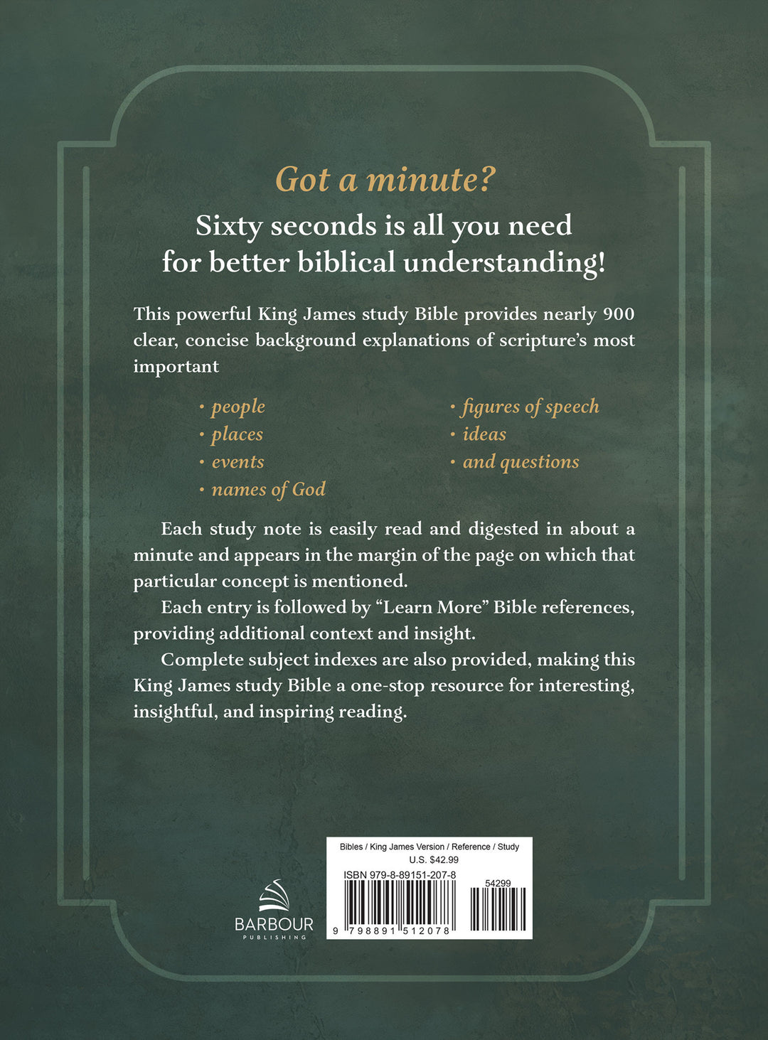 The King James Study Bible: Featuring 1-Minute Commentary on Key People, Places, Events, and Ideas [Burgundy Sword &amp; Shield]