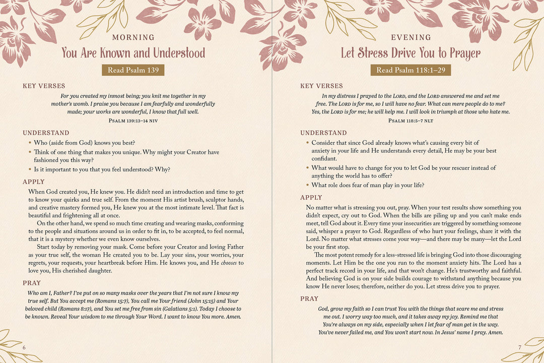 The 5-Minute Bible Study for Women: Morning and Evening Edition