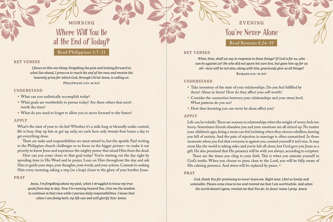 The 5-Minute Bible Study for Women: Morning and Evening Edition