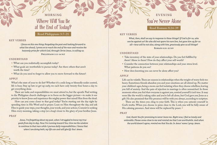 The 5-Minute Bible Study for Women: Morning and Evening Edition