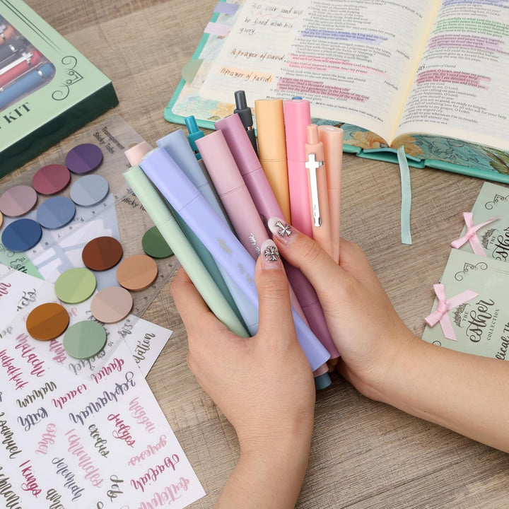 Esther Bible Journaling Kit, Loaded Bible journaling Kit in collaboration with @SydneyJournals