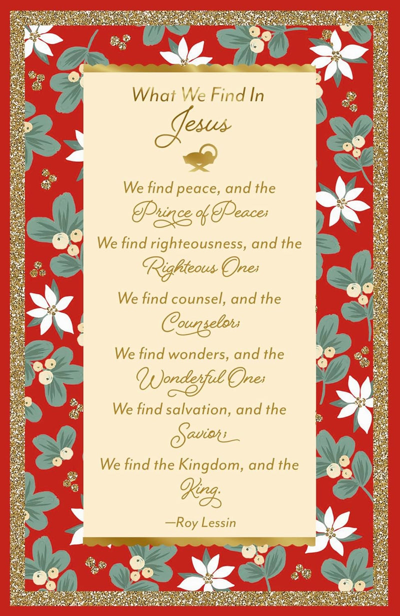 DaySpring - What we Find in Jesus - 18 Premium Christmas Boxed Cards and Envelopes