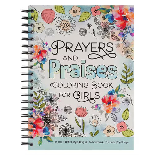 Prayers and Praises Coloring Book for Girls