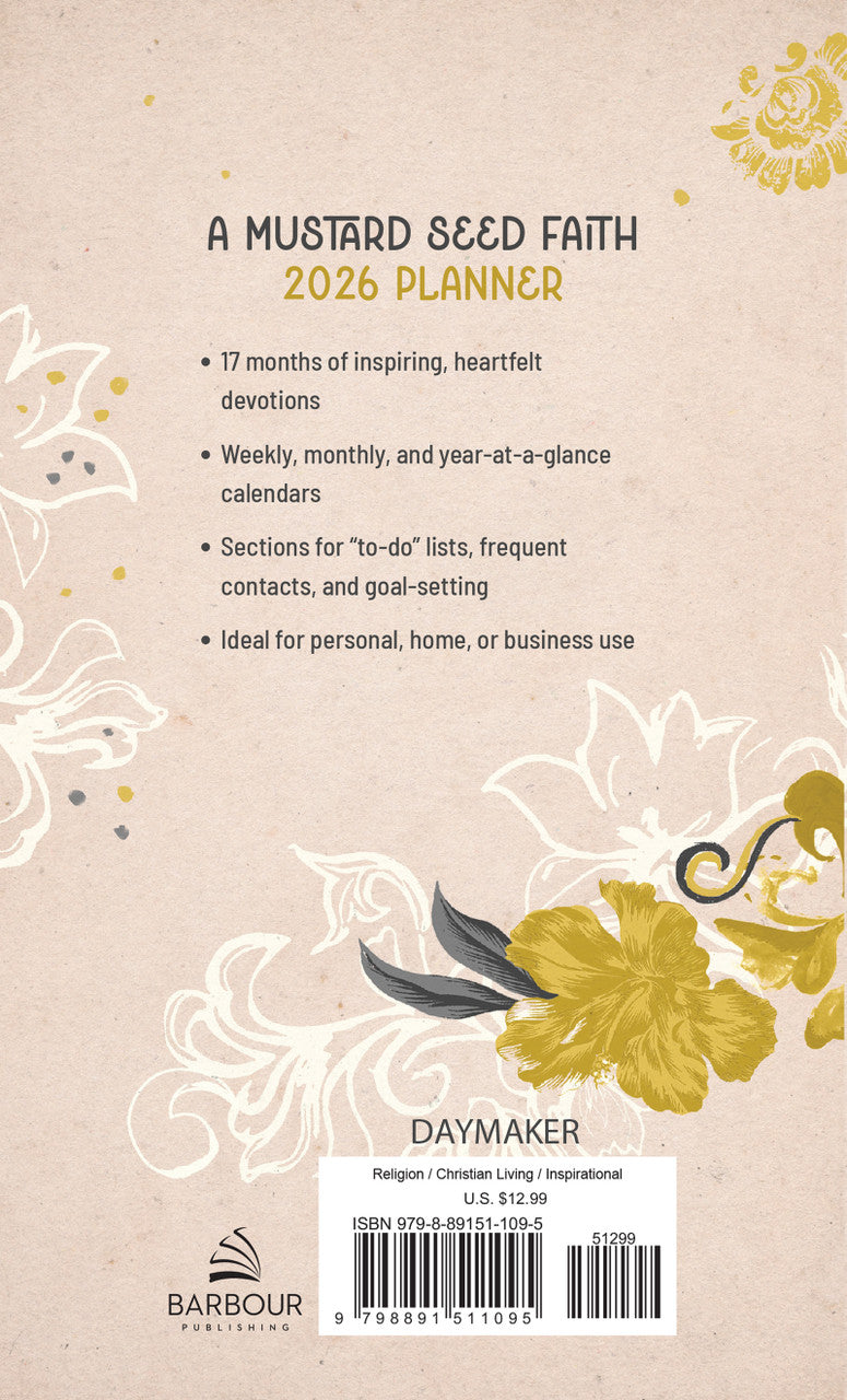 2026 Planner A Mustard Seed Faith