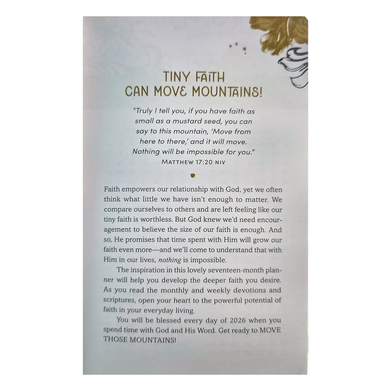2026 Planner A Mustard Seed Faith