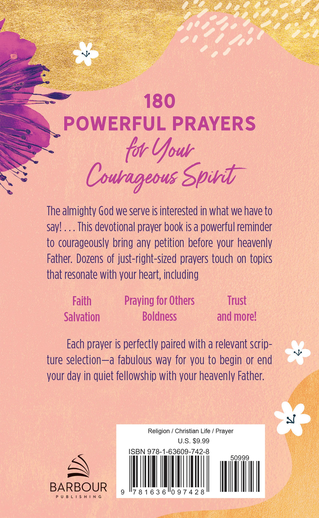 180 PRAYERS FOR A WOMAN OF COURAGE (PAPERBACK)