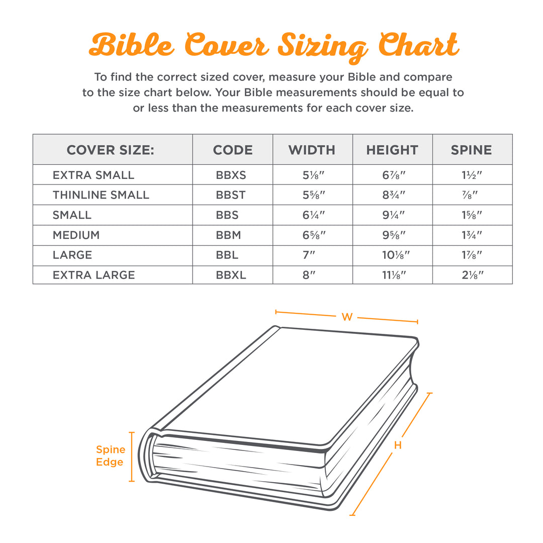 For God So Loved the World Two-tone Tan Faux Leather Classic Bible Cover (Large) - John 3:16