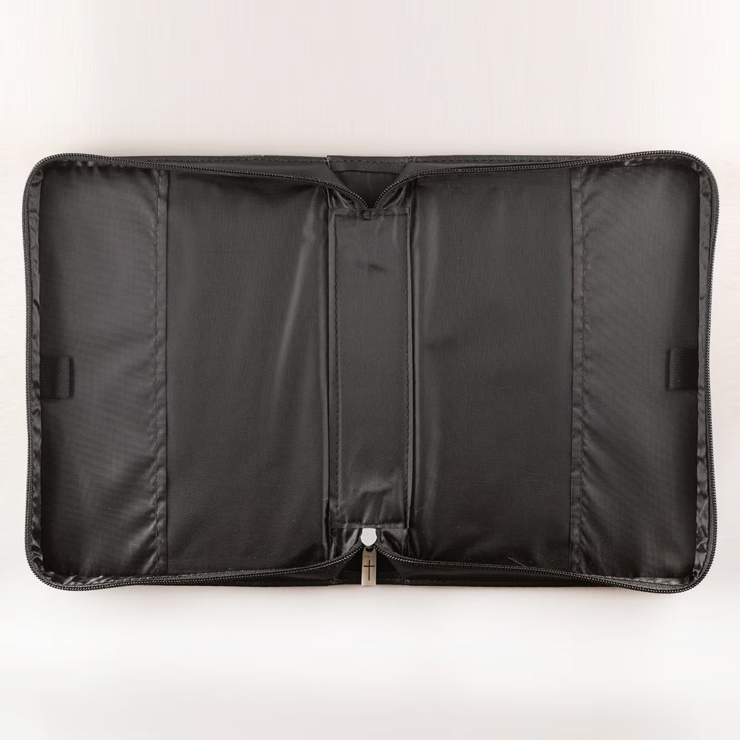 Guidance Black Faux Leather Classic Bible Cover - Proverbs 3:6