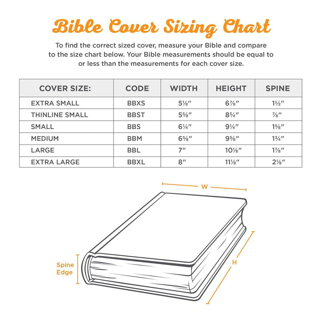 Amazing Grace Tan Canvas Classic Bible Cover