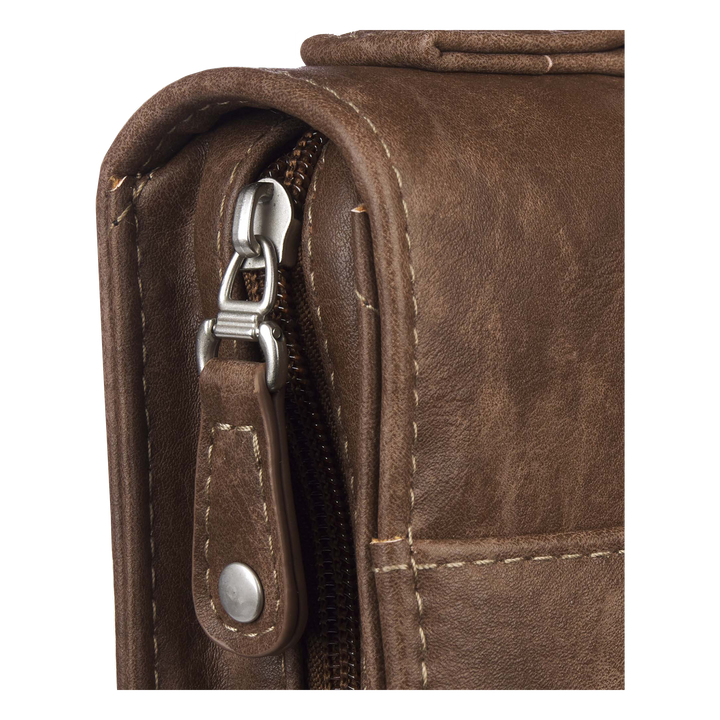 Trust In The Lord Two-Tone Brown Classic Faux Leather Bible Cover - Proverbs 3:5 (Large)