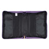 Purple Sunflower Strength & Dignity Faux Leather Fashion Bible Cover - Proverbs 31:25 (Extra Large)