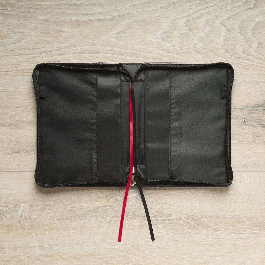 Hope and a Future Botanical Midnight Faux Leather Fashion Bible Cover - Jeremiah 29:11 (Extra Large)