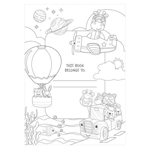 God Is With Me Wherever I Go! Coloring Adventure for Kids