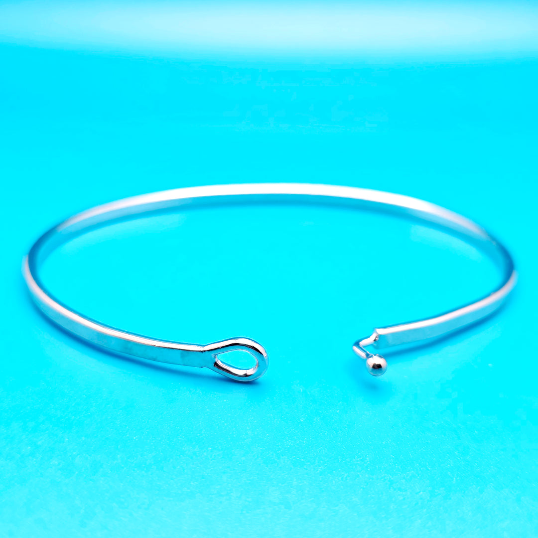 BE STILL Inspirational Message Bracelet Positive Message Engraved Thin Bangle - Jewelry