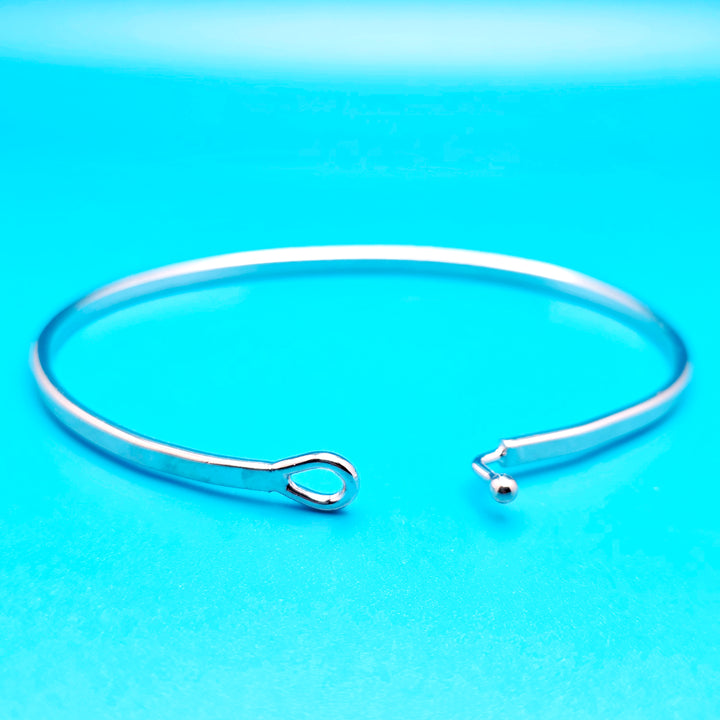 BE STILL Inspirational Message Bracelet Positive Message Engraved Thin Bangle - Jewelry