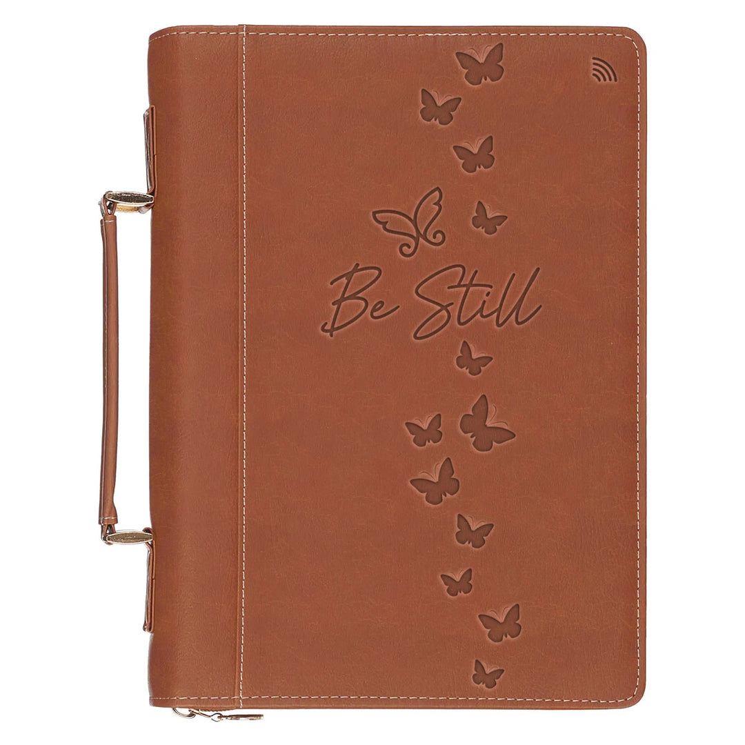 Bible Cover Medium - Be Still, Psalm 46:10 = Logos Tap