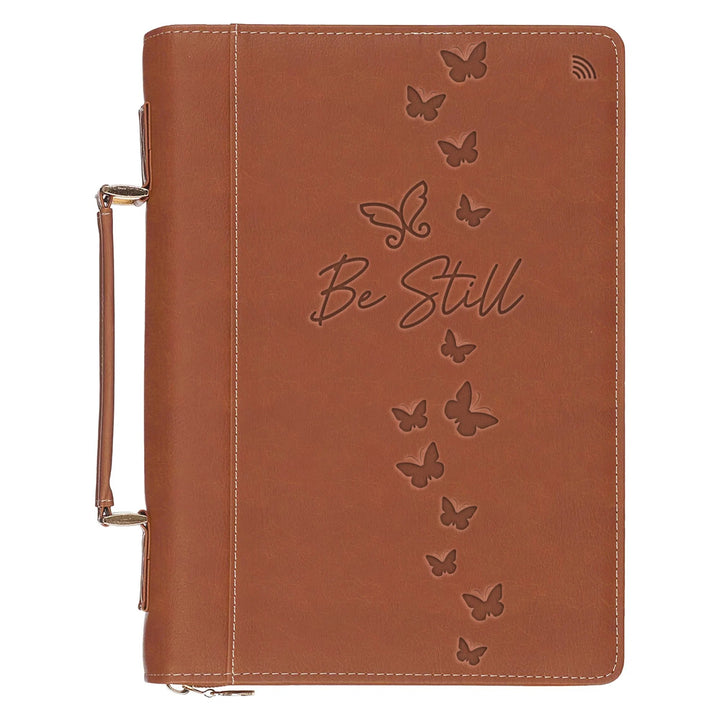 Bible Cover Medium - Be Still, Psalm 46:10 = Logos Tap
