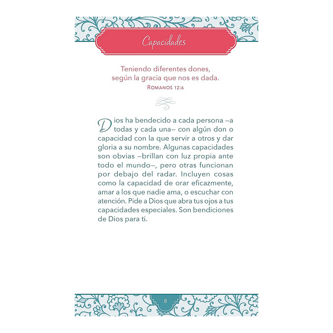 Bendiciones para cada día: Refrigerio espiritual para mujeres (Spanish Edition) Hardcover Compiled by Barbour Staff