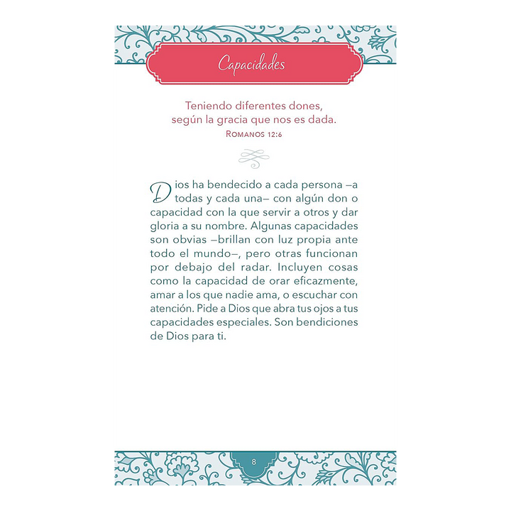 Bendiciones para cada día: Refrigerio espiritual para mujeres (Spanish Edition) Hardcover Compiled by Barbour Staff