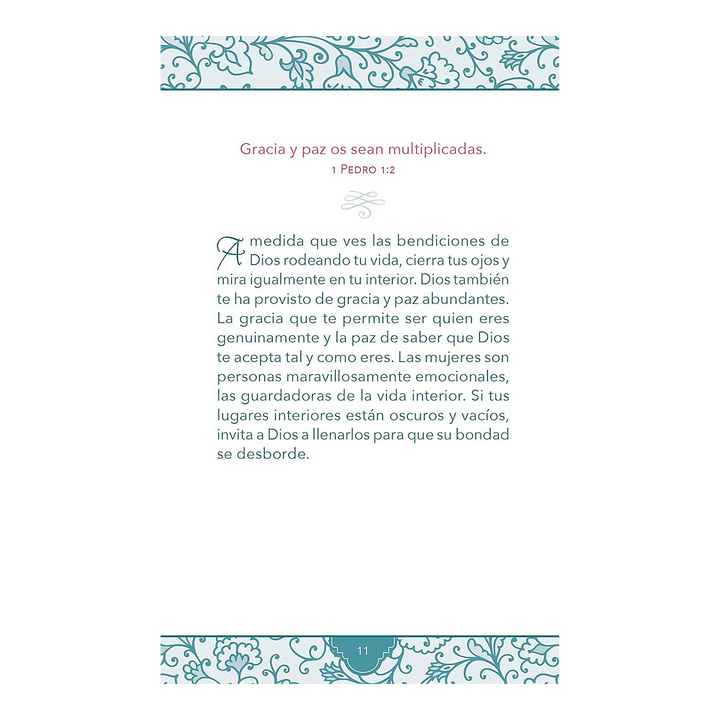 Bendiciones para cada día: Refrigerio espiritual para mujeres (Spanish Edition) Hardcover Compiled by Barbour Staff