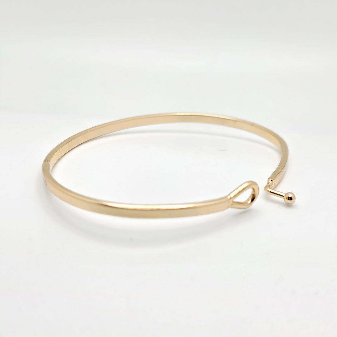 BEST DAY EVER Inspirational Message Bracelet Positive Message Engraved Thin Bangle - Jewelry