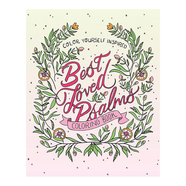 Best Loved Psalms Coloring Book (Color Yourself Inspired) Paperback Compiled by Barbour Staff